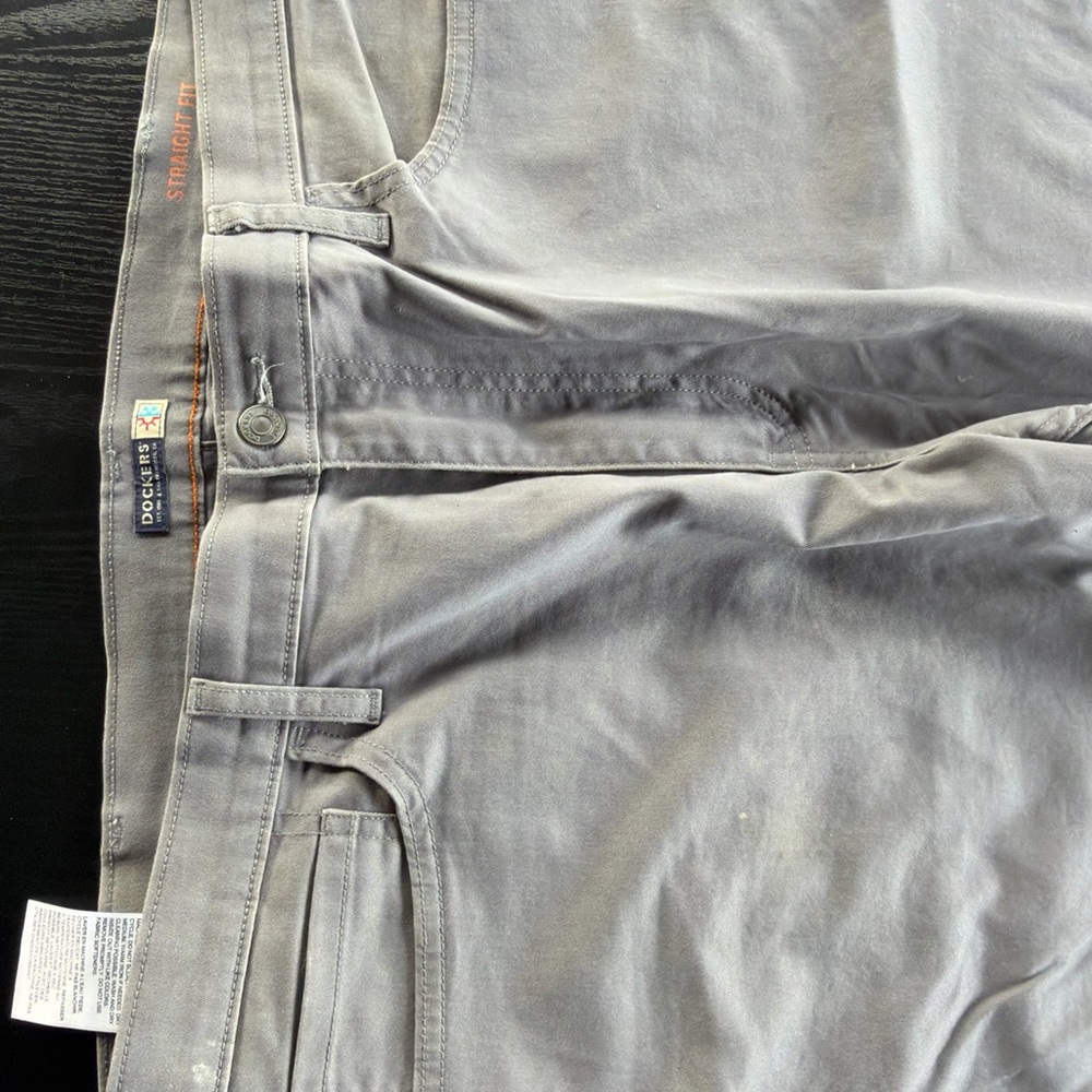 Dockers Men's Workday Pants 40x30 Grey